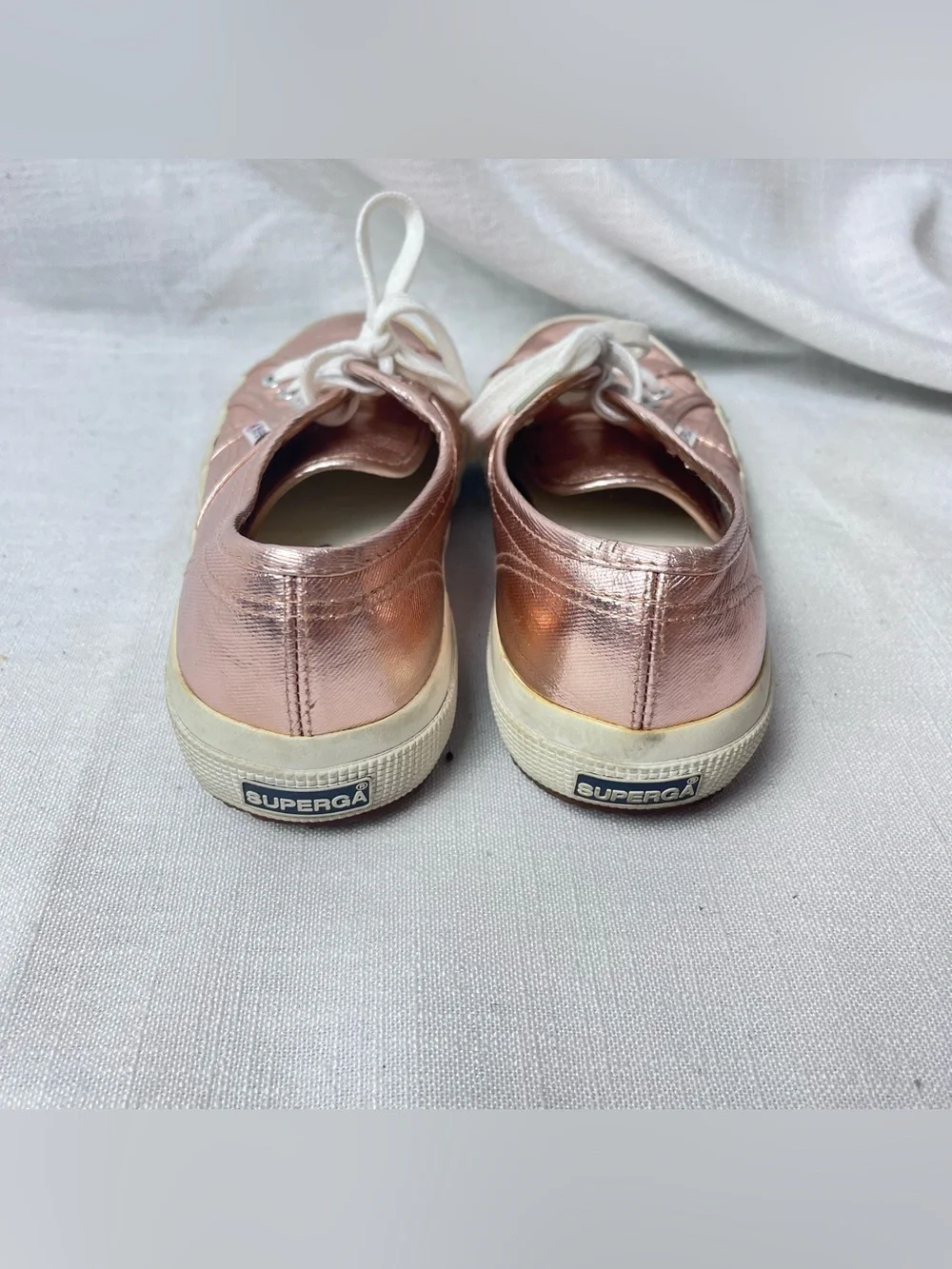 Superga Metallic Rose Gold Sneakers Women’s 9.5 (EU 39.5)